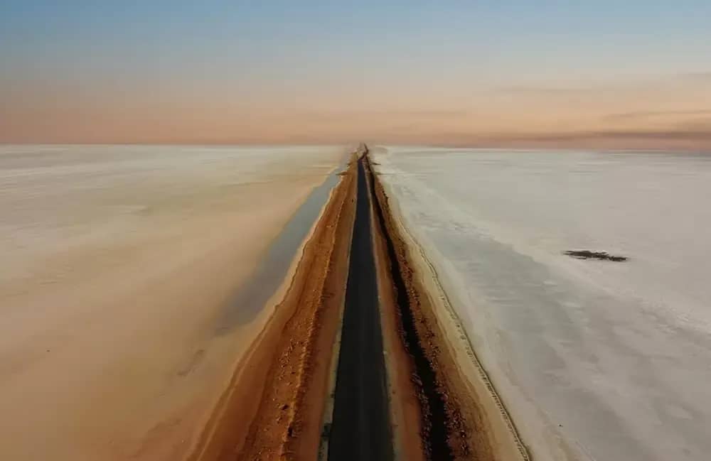 Road to Heaven causeway across the Rann