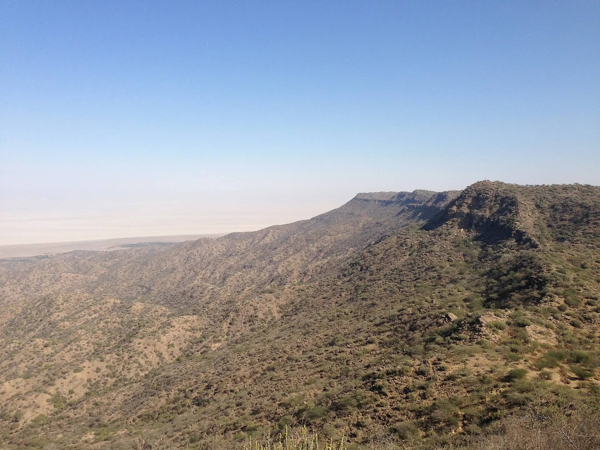 View of the Rann of Kutch from Kala Dungar